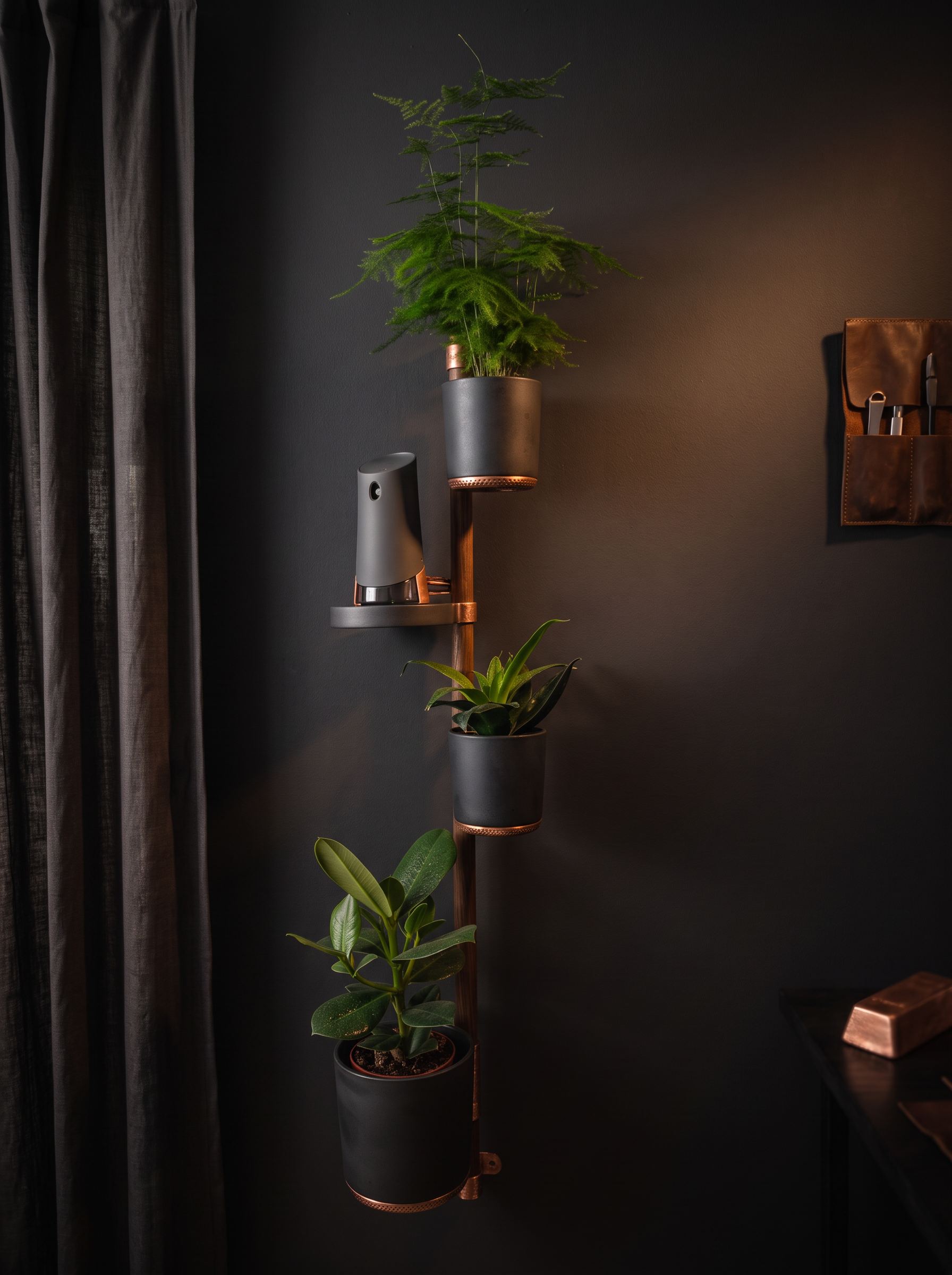 Sistema de vasos modular com fundo falso para drenagem