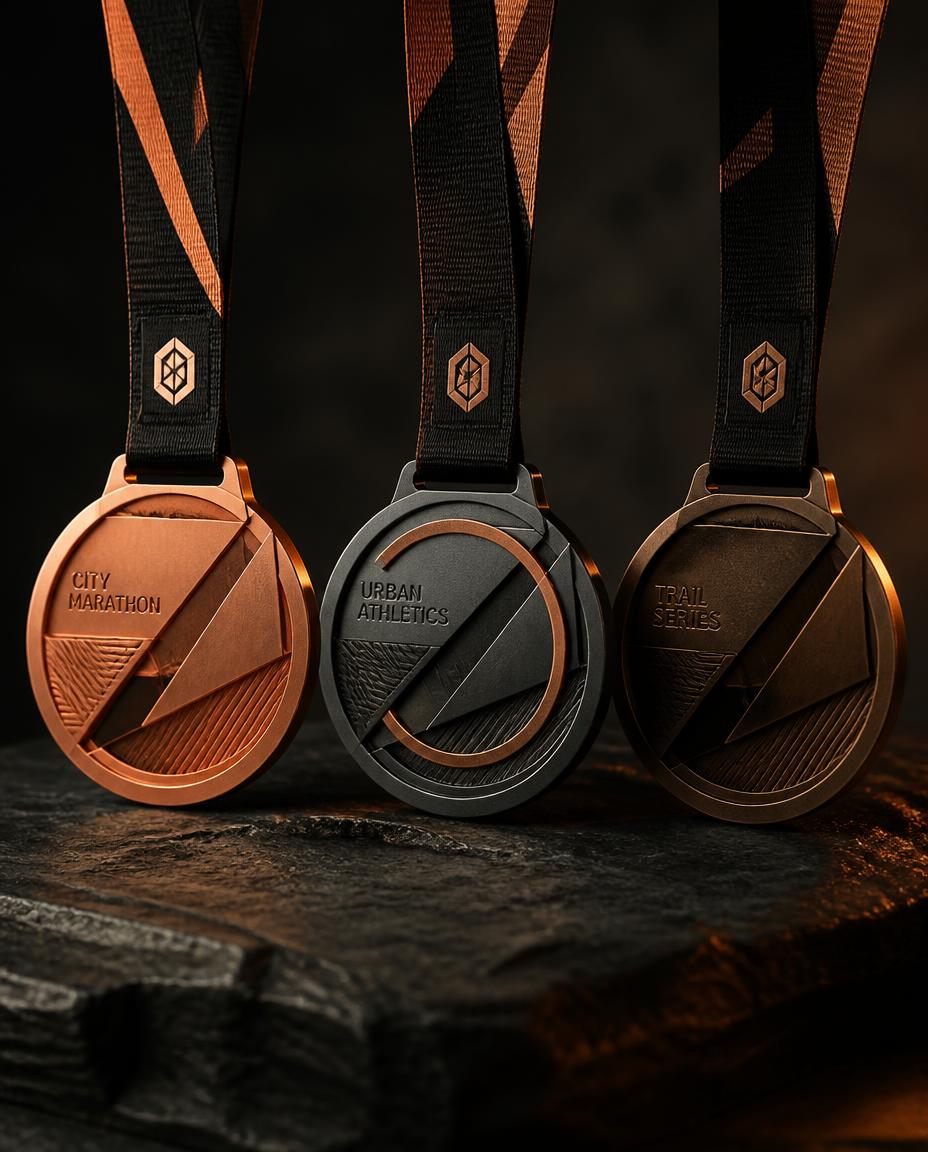Medalhas personalizadas para eventos esportivos